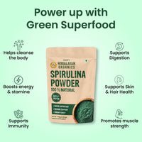 Vlado's Himalayan Organics Spirulina Superfood Powder â€“ 100 gm