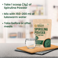 Vlado's Himalayan Organics Spirulina Superfood Powder â€“ 100 gm
