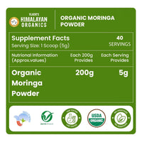 Vlado's Himalayan Organics Moringa Superleaf Powder – 200 gm