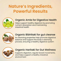 Vlado's Himalayan Organics Triphala Tablets with Amalaki Haritaki Bibhitaki 60 Tablets