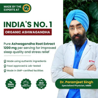 Vlado's Himalayan Organics Ashwagandha 1200mg Tablets Withania Somnifera 60 Tablets
