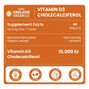 Vlado's Himalayan Organics Vitamin D3 10000 IU Chewable Tablets Orange 60 Tablets