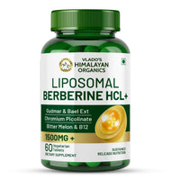 Vlado's Himalayan Organics Liposomal Berberine HCL Plus 1500mg Tablets 60 Tablets