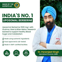 Vlado's Himalayan Organics Liposomal Berberine HCL Plus 1500mg Tablets 60 Tablets