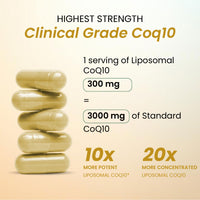 Vlado's Himalayan Organics Liposomal CoQ10 300mg Capsules with B Vitamins 30 Capsules