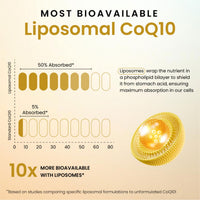 Vlado's Himalayan Organics Liposomal CoQ10 300mg Capsules with B Vitamins 30 Capsules