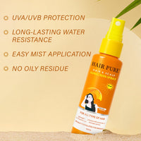 Hair Pure Hair & Scalp Sunscreen Spray for Women & Men – UVA/UVB Protection for All Hair Types 100ml