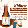 HealthBest Multivitamin Syrup For Kids 200 ml, Delicious Mix Fruit Flavor