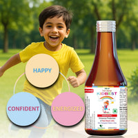 HealthBest Haematinic Iron Syrup for Kids | Zinc | Folic Acid | 200 ML