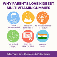 HealthBest Kidbest Multivitamin & Multimineral Gummies 30 Gummies
