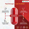 Healthbest Haemobest Iron Supplement for Hemoglobin Support for Men & Women 60 Capsules
