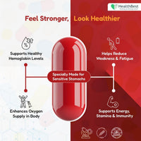 HealthBest Haemobest Iron Capsules For Men & Women - 30 Capsules