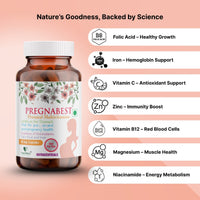 HealthBest Pregnabest Multivitamins Capsules for Women â€“ 30 Capsules