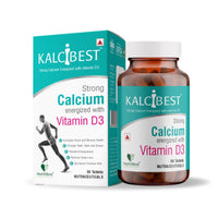 HealthBest KalciBest Calcium Tablets For Men & Women 30 Supplement
