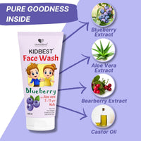 HealthBest Kidbest Blueberry Face Wash 100ml