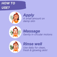 HealthBest Kidbest Blueberry Face Wash 100ml