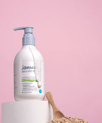 Janma Care Hydrating & Soothing Moisturizing Lotion | 250 ML | Janma Baby & Junior Care | Almond Oil, Organic Ghee, Avacado, Oats