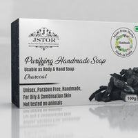 Jstor Handmade Soap- Charcoal (Body and Handwash)