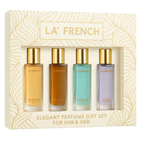 La French Elegant Perfume Gift Set for Men & Women 4 X20ml