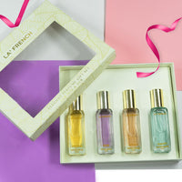 La French Elegant Perfume Gift Set for Men & Women 4 X20ml