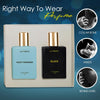La French Black & Night Manager Men Perfume Gift set (2 x 50ml)