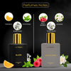 La French Black & Addicted Men Perfume Gift Set for Men (2 x 50ml)