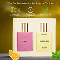 La French Brat & Cassanova Men Perfume Gift Set (2 x 50ml)