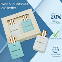 La French Influencer & Night Manager Perfume Gift Set for Men & Women (2 x 50ml)