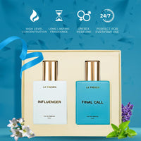 La French Influencer & Final Call Perfume Gift Set for Men & Women (2 x 50ml)