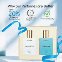 La French Influencer & Final Call Perfume Gift Set for Men & Women (2 x 50ml)