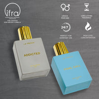 La French Final Call & Addicted Perfume Gift Set for Men & Women (2 x 50ml)