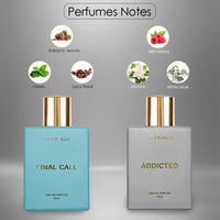 La French Final Call & Addicted Perfume Gift Set for Men & Women (2 x 50ml)