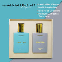 La French Final Call & Addicted Perfume Gift Set for Men & Women (2 x 50ml)