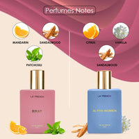 La French Brat & Alpha Women Perfume Gift Set for Men & Women (2 x 50ml)