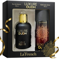 La French Unisex Perfume Gift Set - Luxure Oudh Perfume 100ml & Luxure Oudh Deodorant 150ml