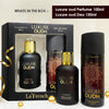 La French Unisex Perfume Gift Set - Luxure Oudh Perfume 100ml & Luxure Oudh Deodorant 150ml