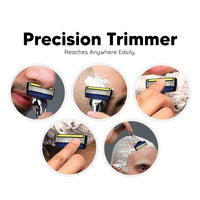LetsShave Pro 6 Advance Face & Body Shaving Razor Value Set 214 gm