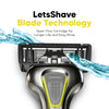 LetsShave Pro 6 Advance Face & Body Shaving Razor Value Set 214 gm