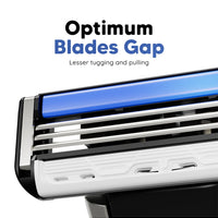 LetsShave Pro 3 Shaving Razor Blade for Men (Pack of 4)