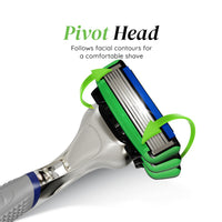 LetsShave Pro 6 Sensitive Shaving Blade for Men (Pack of 4)