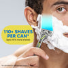 LetsShave Sensitive Shave Foam For Men, Alcohol Free, 425 g, Shave Sensitive Foam Menthol for Men, Coconut Oil Enriched, No Alcohol and No Artifical Colour