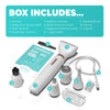LetsShave Evior 4-in-1 Face & Body Trimmer for Women | 4 Heads - 6 Functions Kit