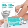 LetsShave Evior 4-in-1 Face & Body Trimmer for Women | 4 Heads - 6 Functions Kit