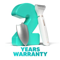 LetsShave Evior 4-in-1 Face & Body Trimmer for Women | 4 Heads - 6 Functions Kit