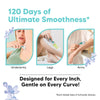 LetsShave Evior 6 Razor Blade Refills for Women (Pack of 2) | Mid-Flex Blades & Dual Moisture Bar infused with Aloe vera & Avacado | Bikini Area & Full Body Hair Removal Razor