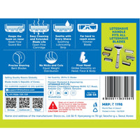 LetsShave Pro 5 Shaving Razor Blade for Men (pack of 8)