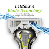 LetsShave Pro 6 Plus Shaving Razor Blade for Men Pack Of 12