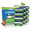 LetsShave Pro 6 Sensitive Shaving Razor Blade for Men Pack Of 12
