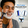 LetsShave Pro 2 Disposable Razor (Pack of 15)+ Shave Foam Kit
