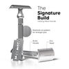 LetsShave Pro Signature Double Edge Safety Razor for Men – Classic Metal Handle Shaver + 10 Stainless Steel Blades | Precision Single Blade Shaving Kit